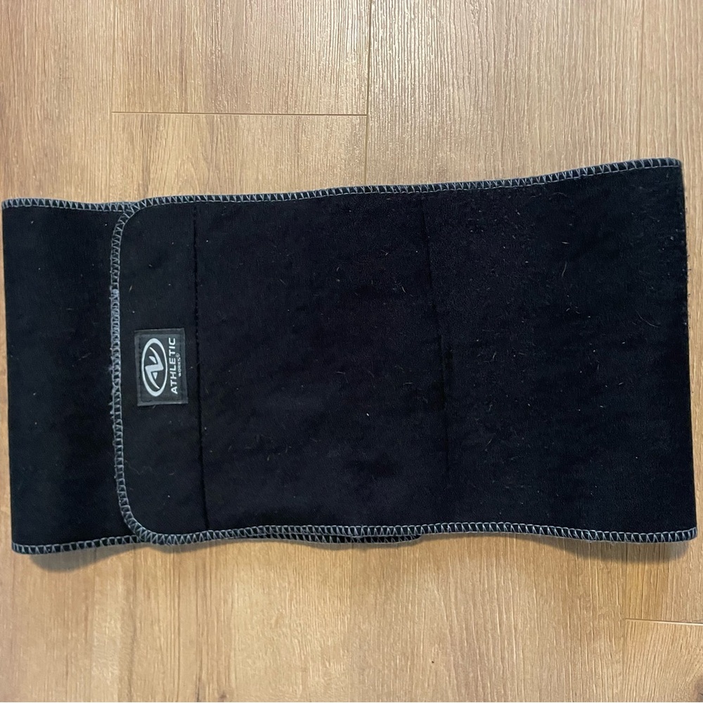 Athletic Works Waist Trainer Trimmer Belt Black Unisex